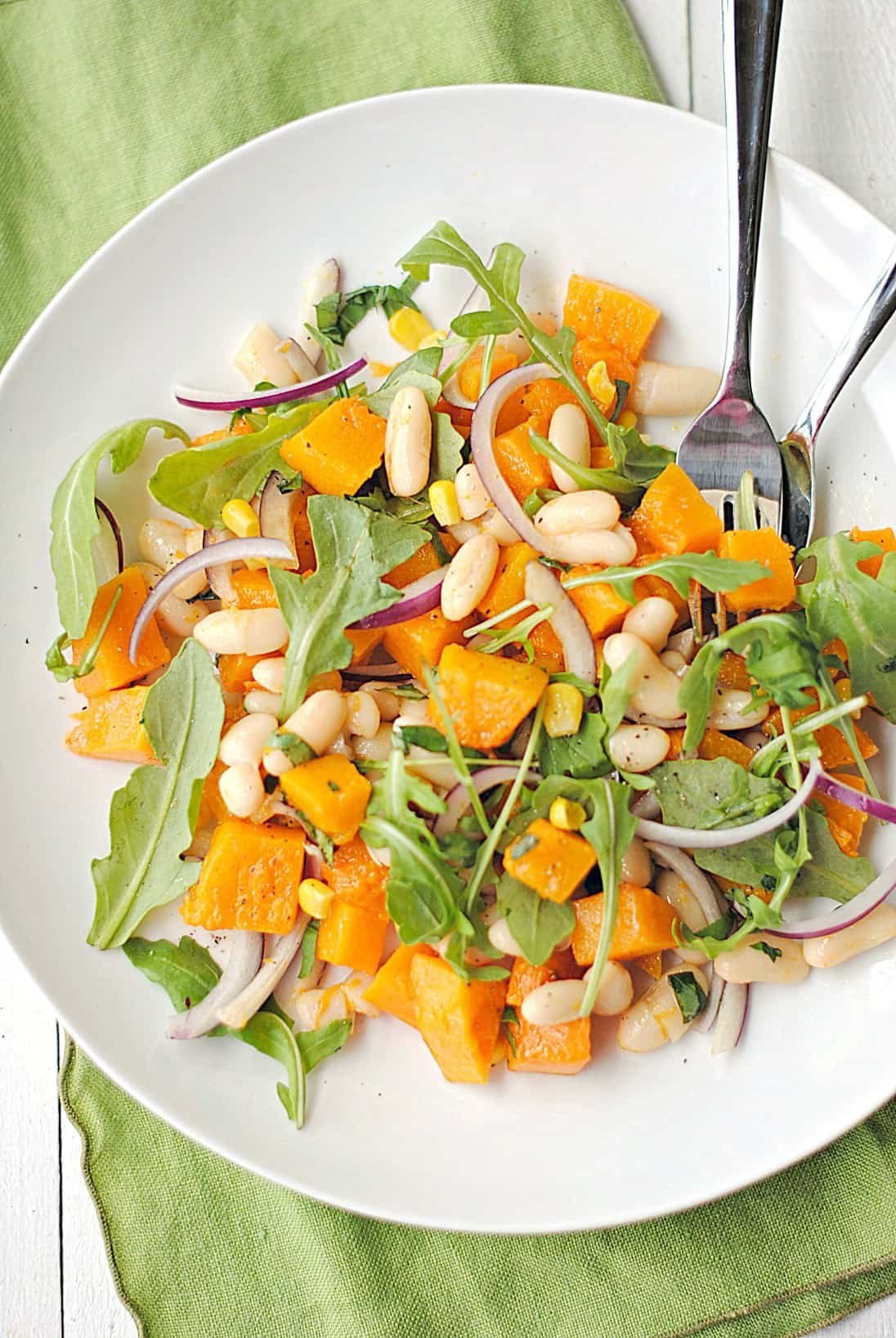 Butternut Squash Arugula Salad