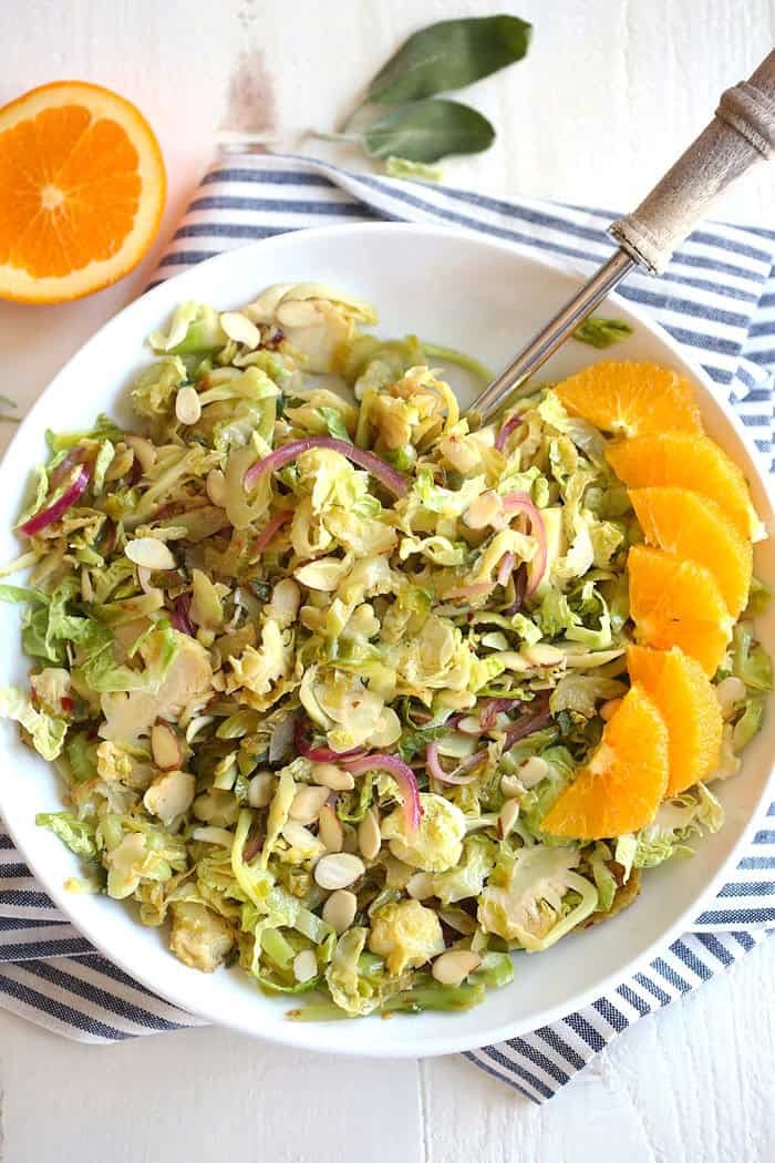 Warm Brussels Sprouts Salad