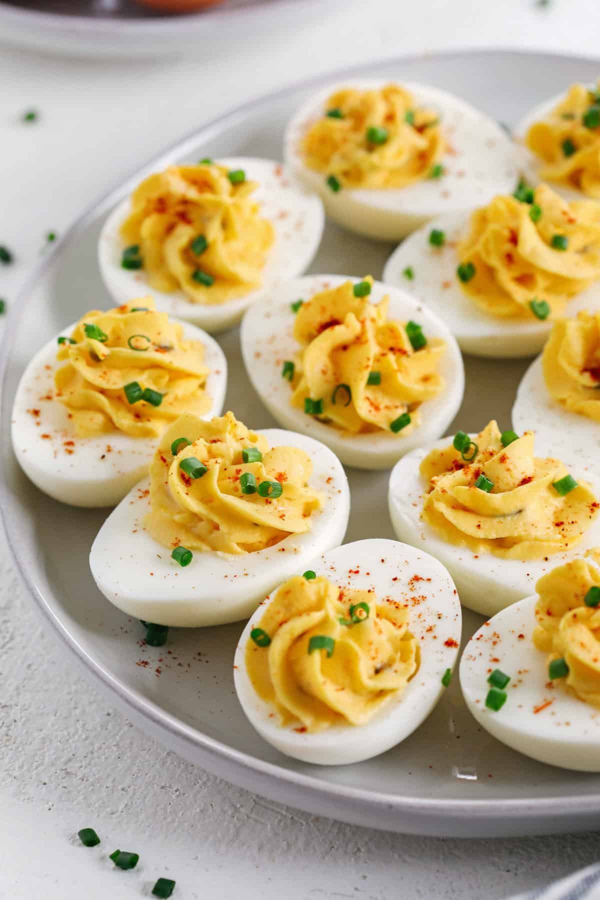Healthier Greek Yogurt Deviled Eggs