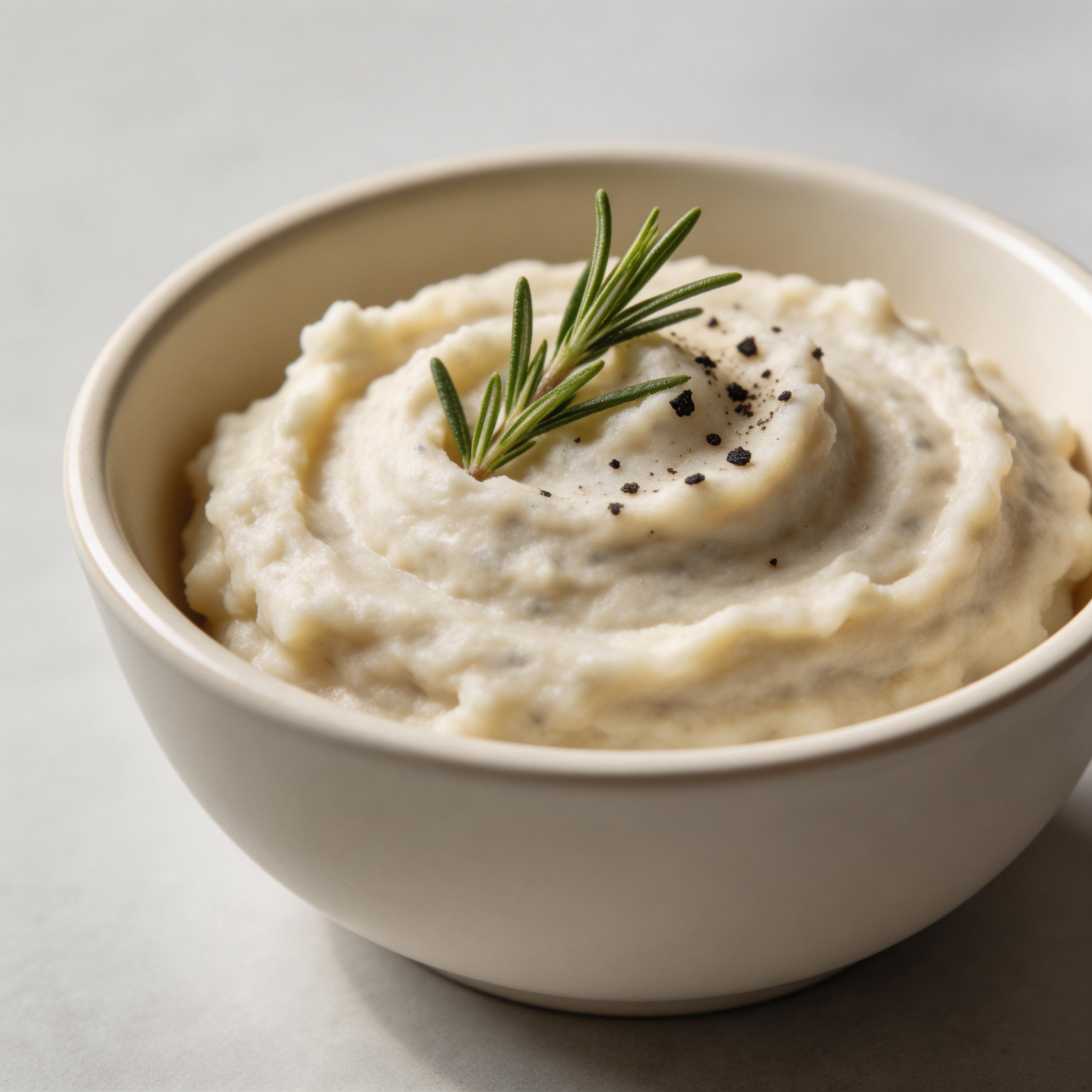 Garlic Rosemary Cauliflower Mash