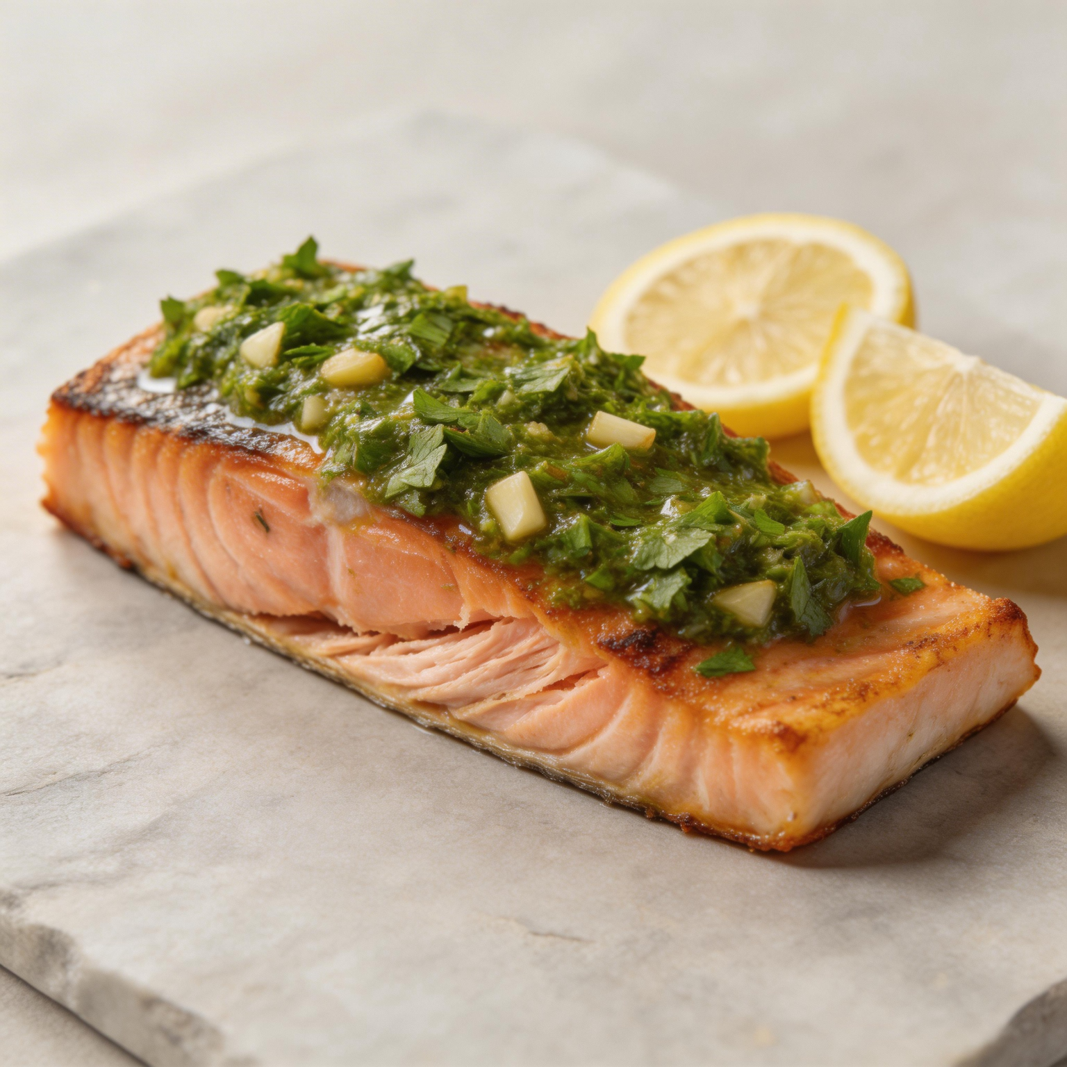 Chimichurri Baked Salmon