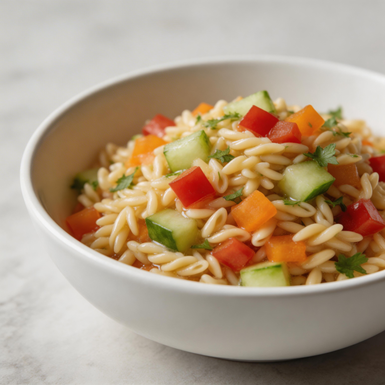 Lemon Herb Orzo Salad