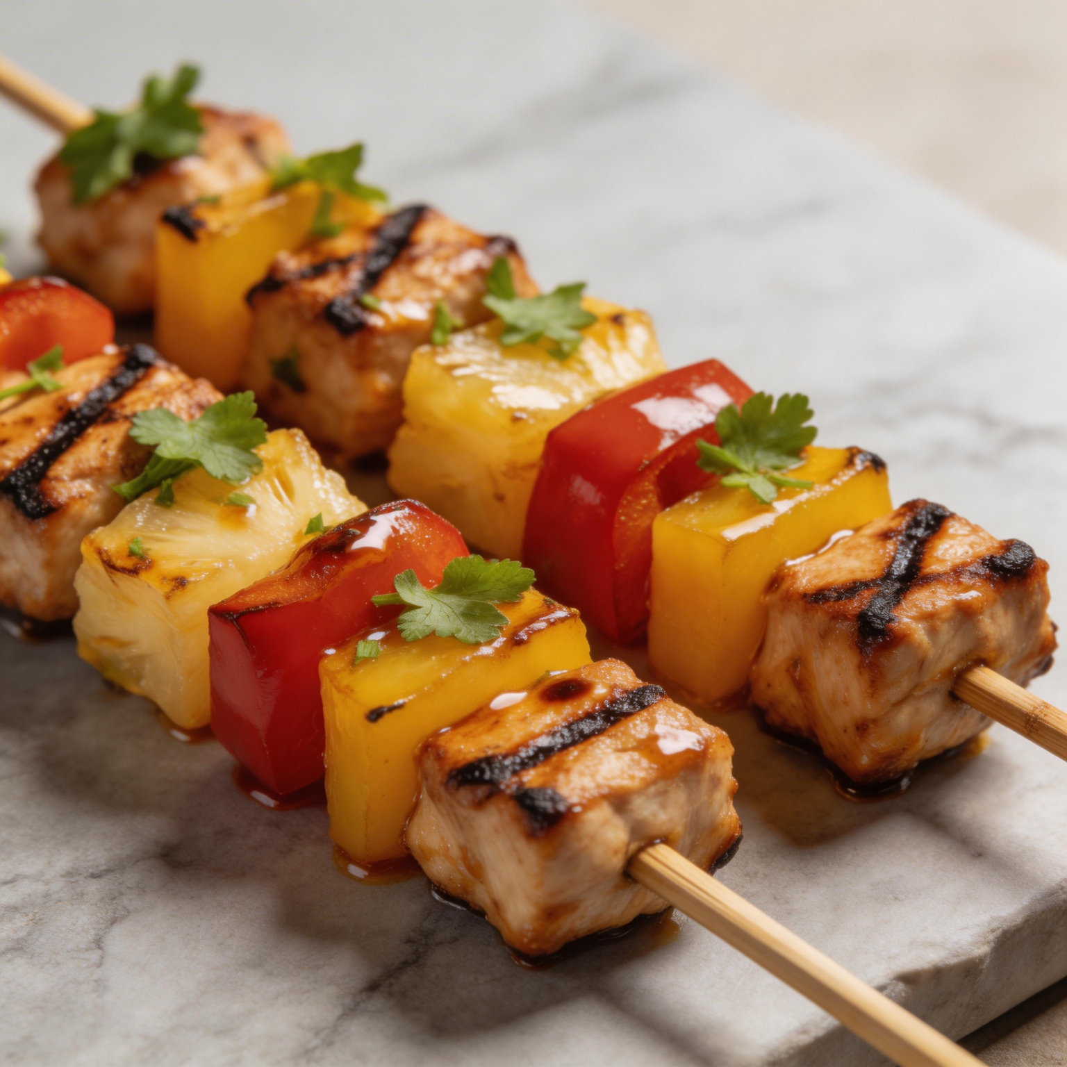 Hawaiian Chicken Kabobs