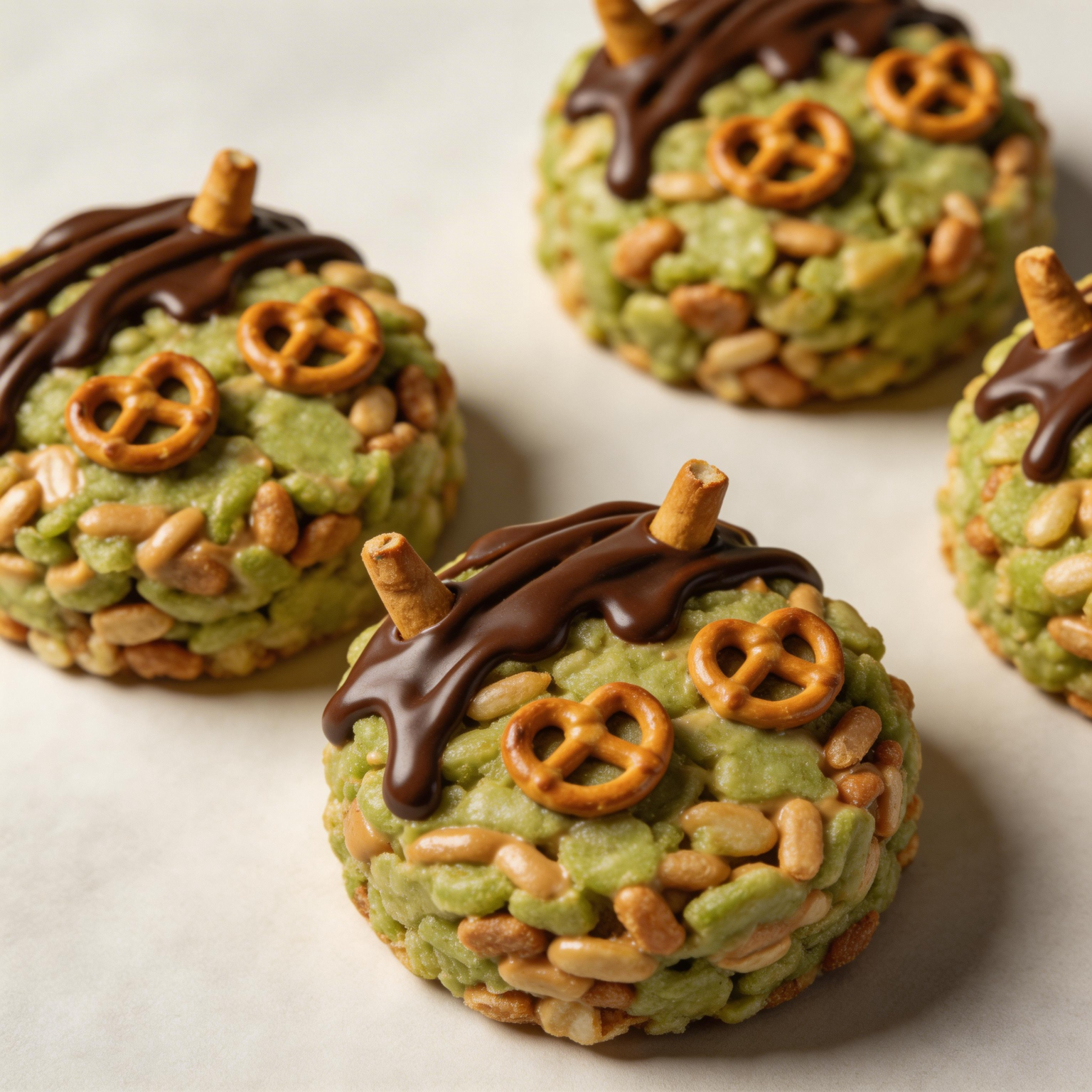 Frankenstein Rice Krispie Treats