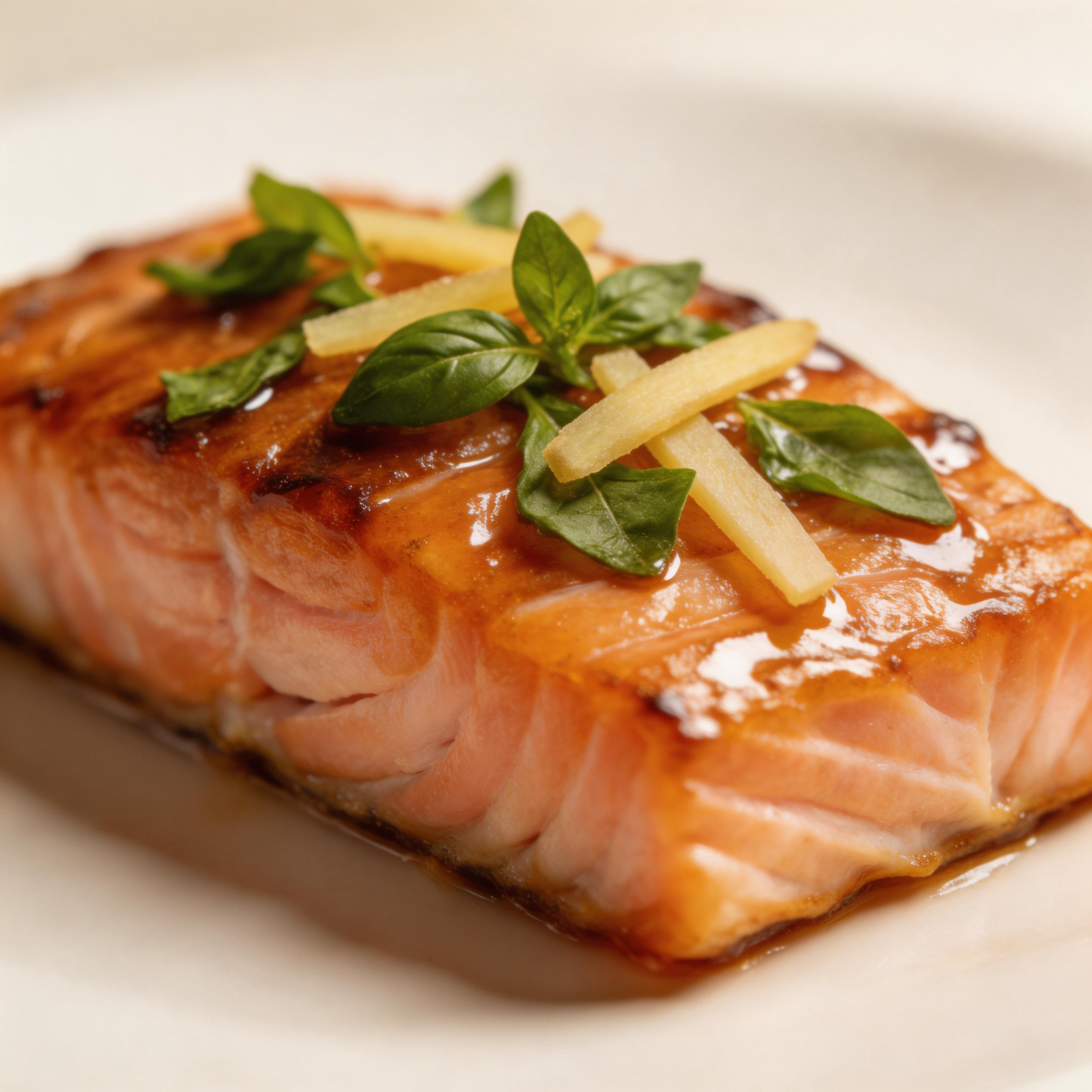 Ginger Basil Salmon in Foil