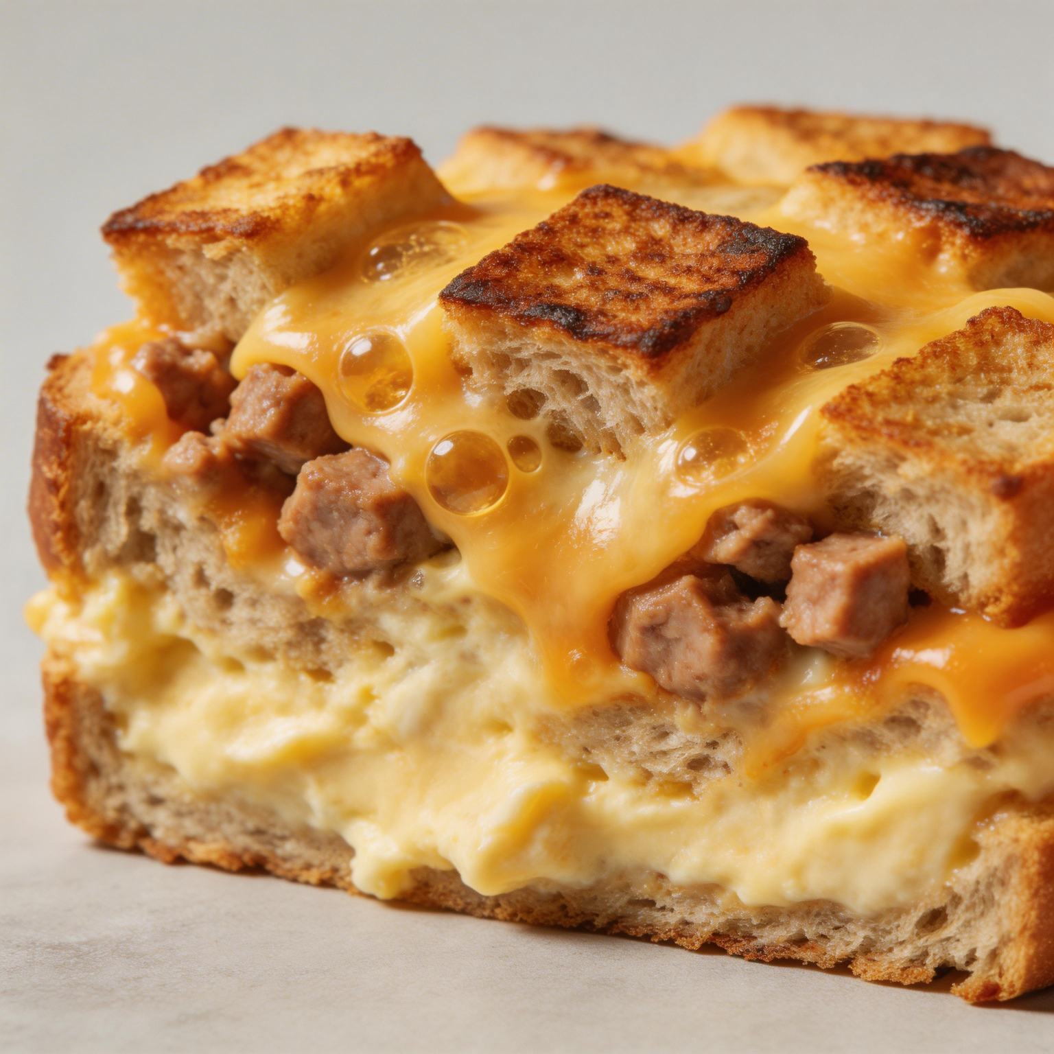 Sausage and Cheese Breakfast Bake