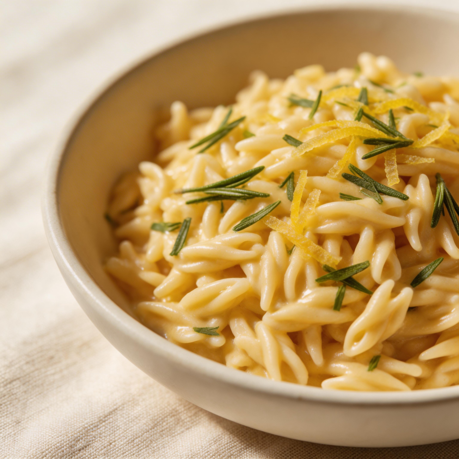 Lemon Rosemary Orzo