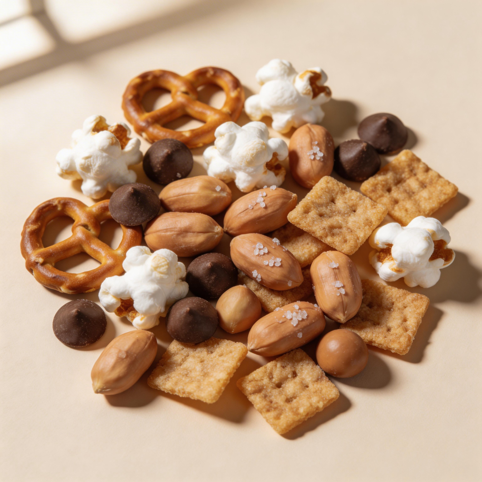Pretzel and Peanut Snack Mix
