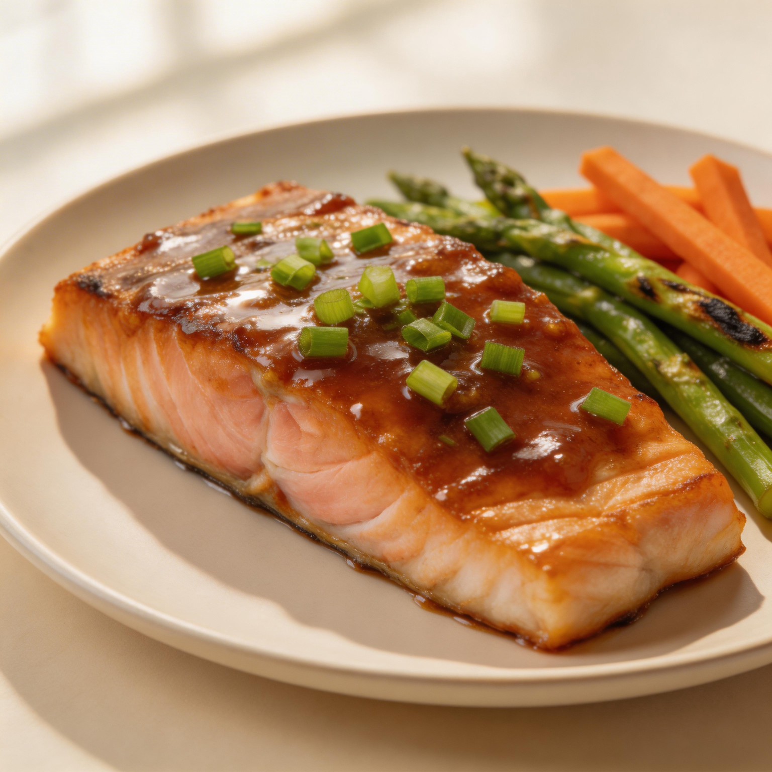 Ginger Soy Glazed Salmon