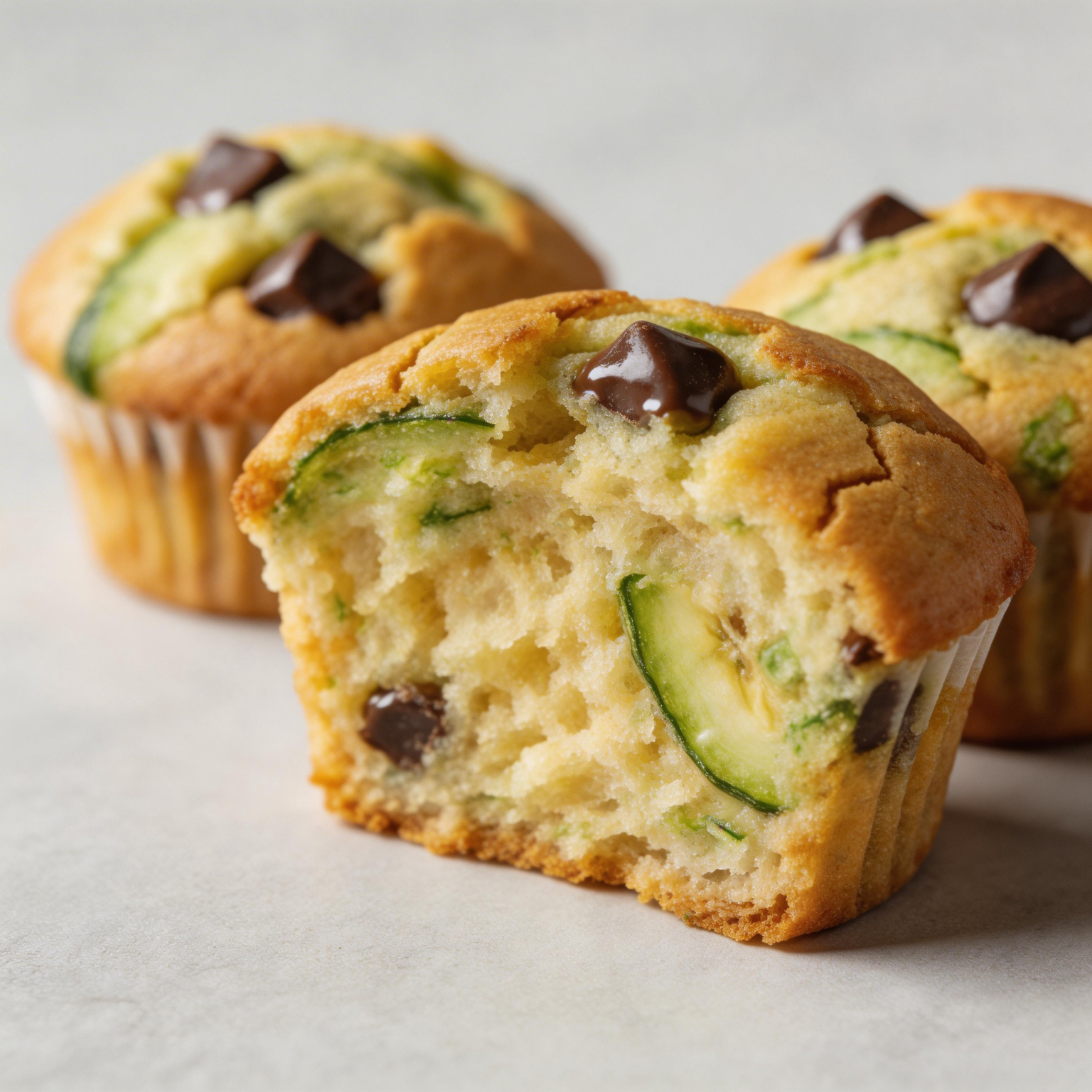 Zucchini Banana Mini Muffins