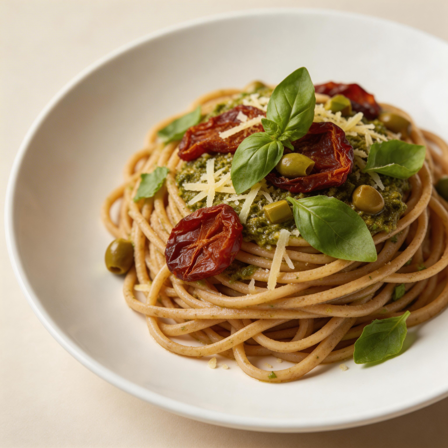 Lemon Sun-Dried Tomato Linguine