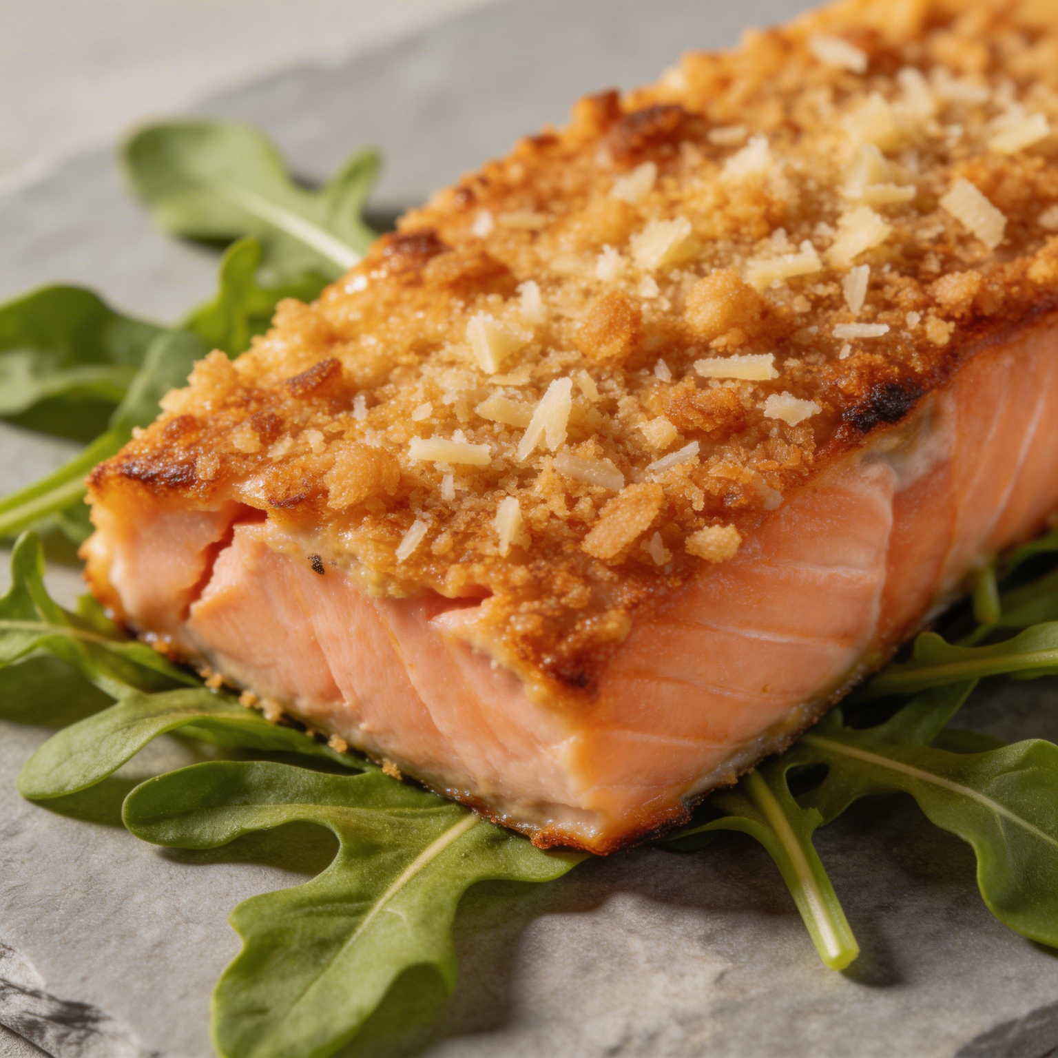 Hummus Crusted Salmon