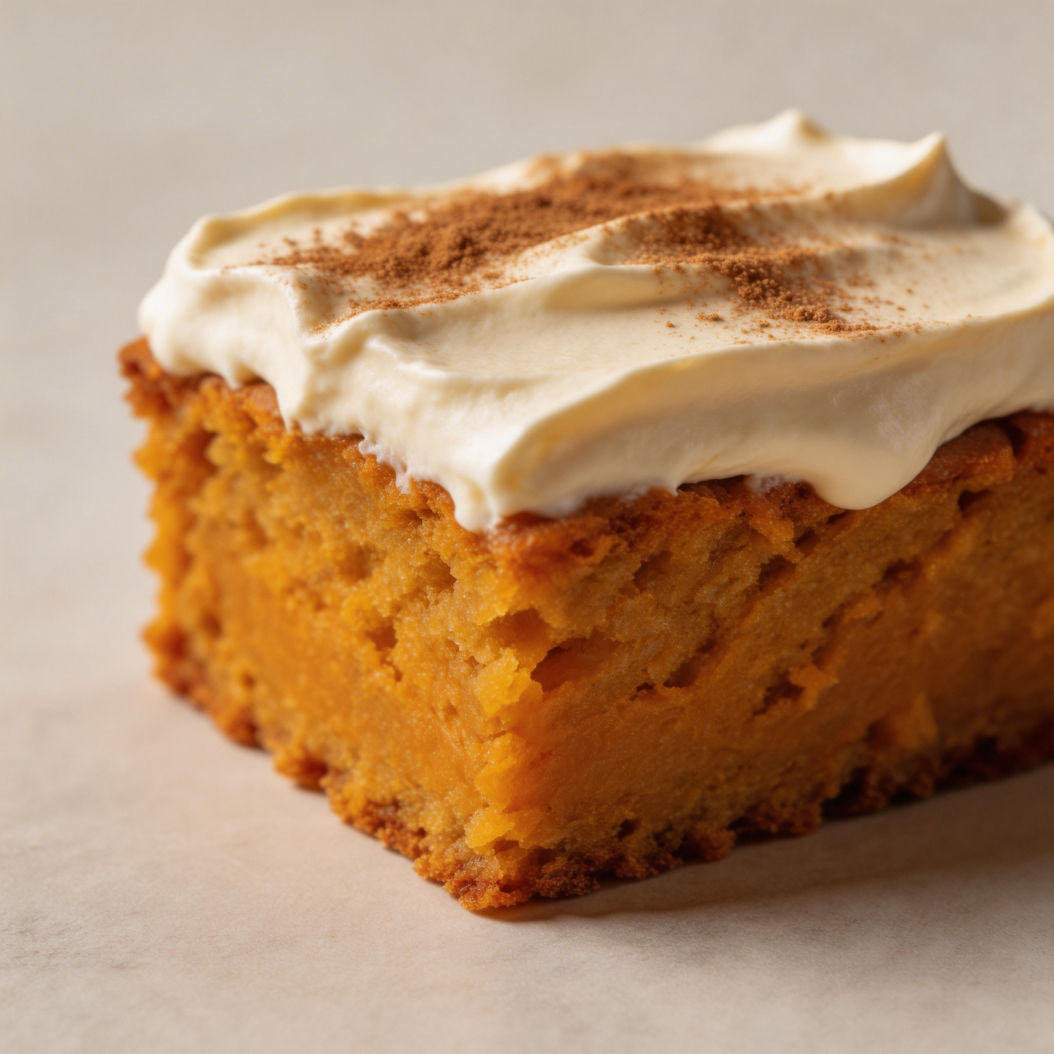 Pumpkin Bars with Maple Frosting