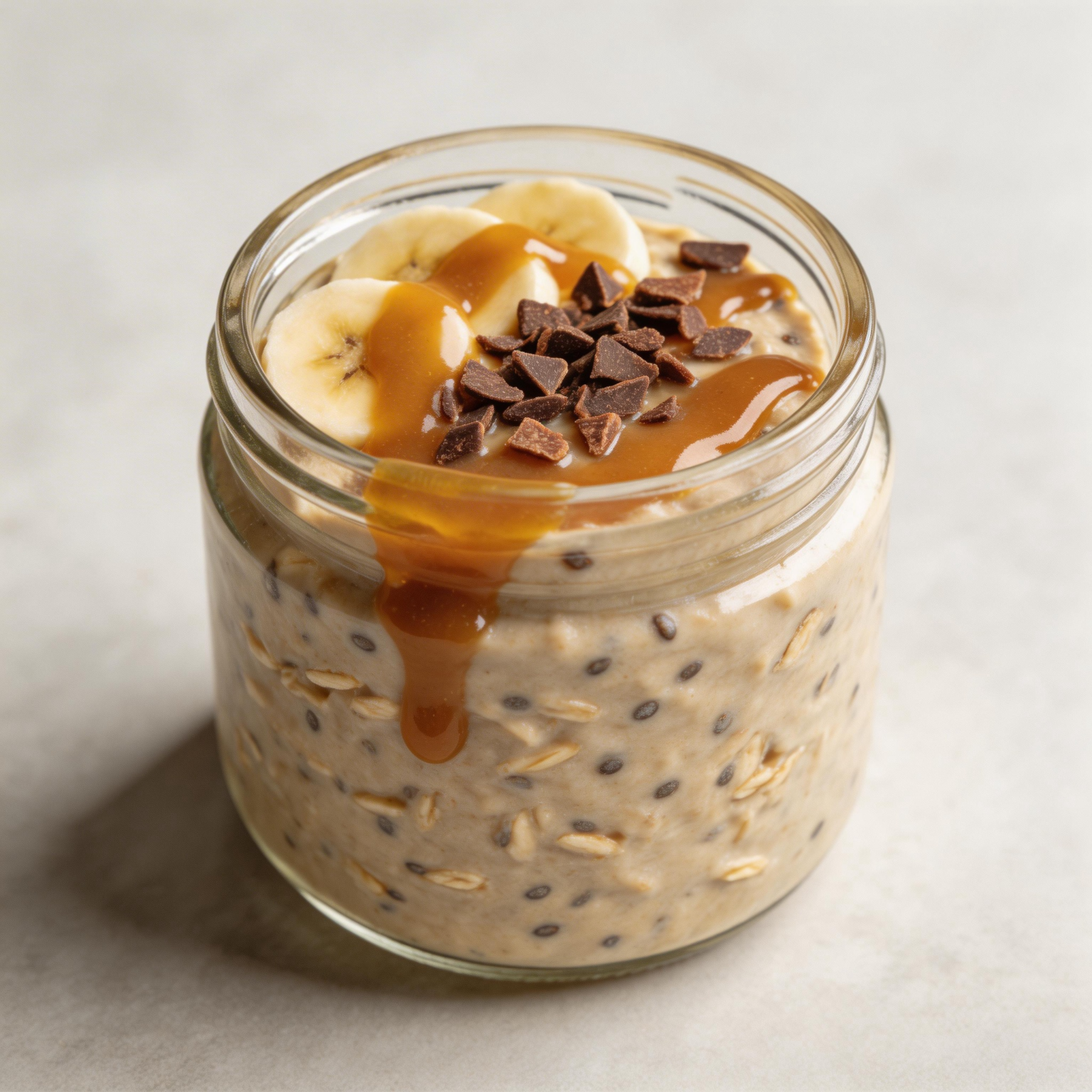 Salted Caramel Overnight Oats