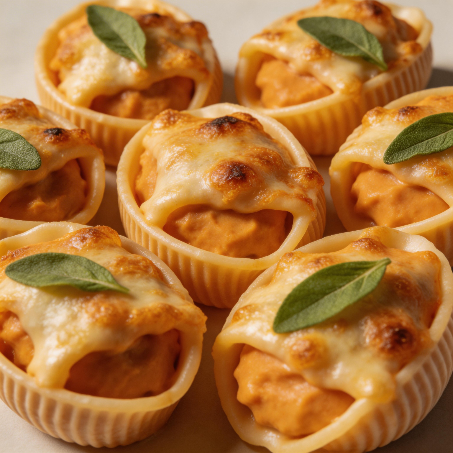 Pumpkin and Sage Stuffed Shells