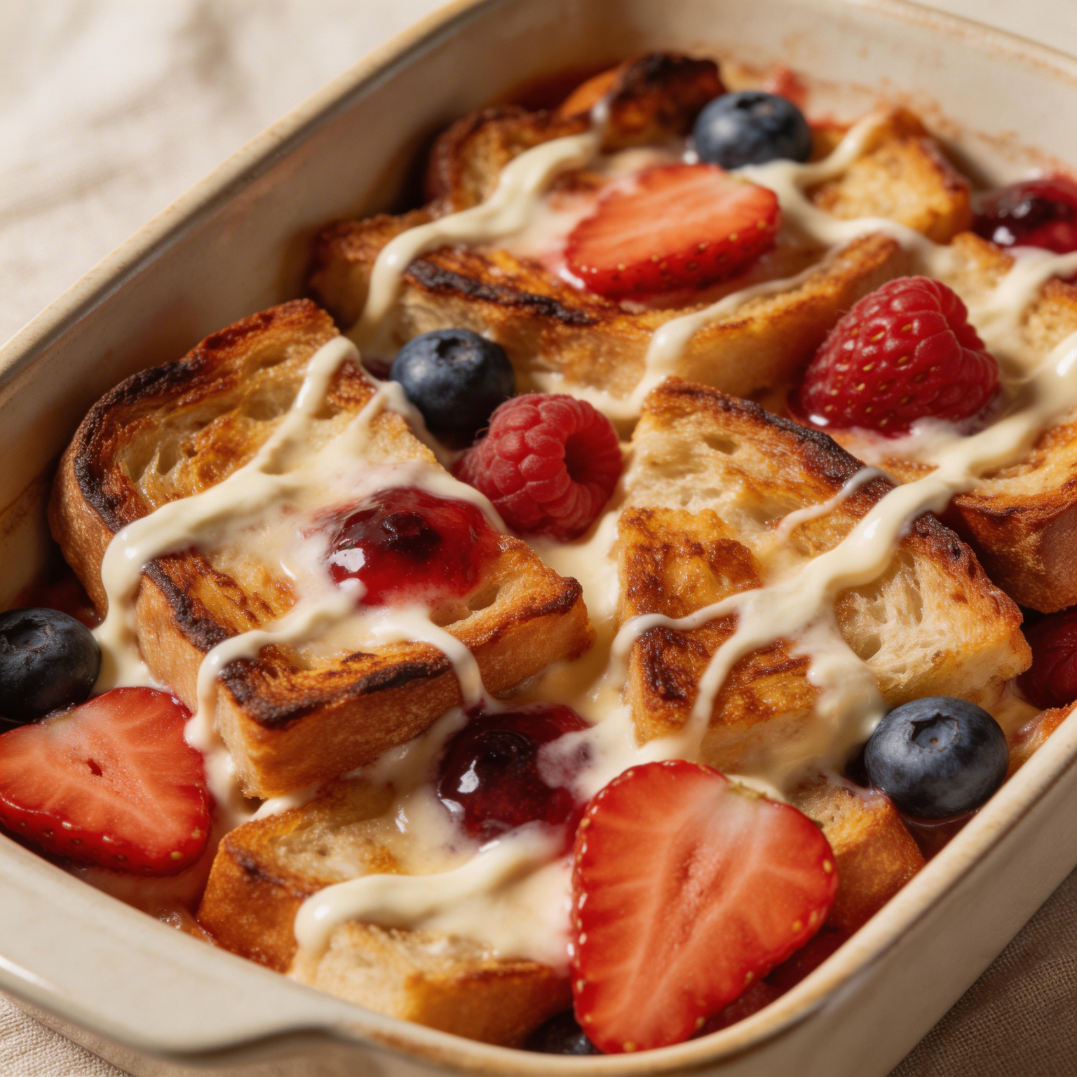 Mixed Berry French Toast Casserole