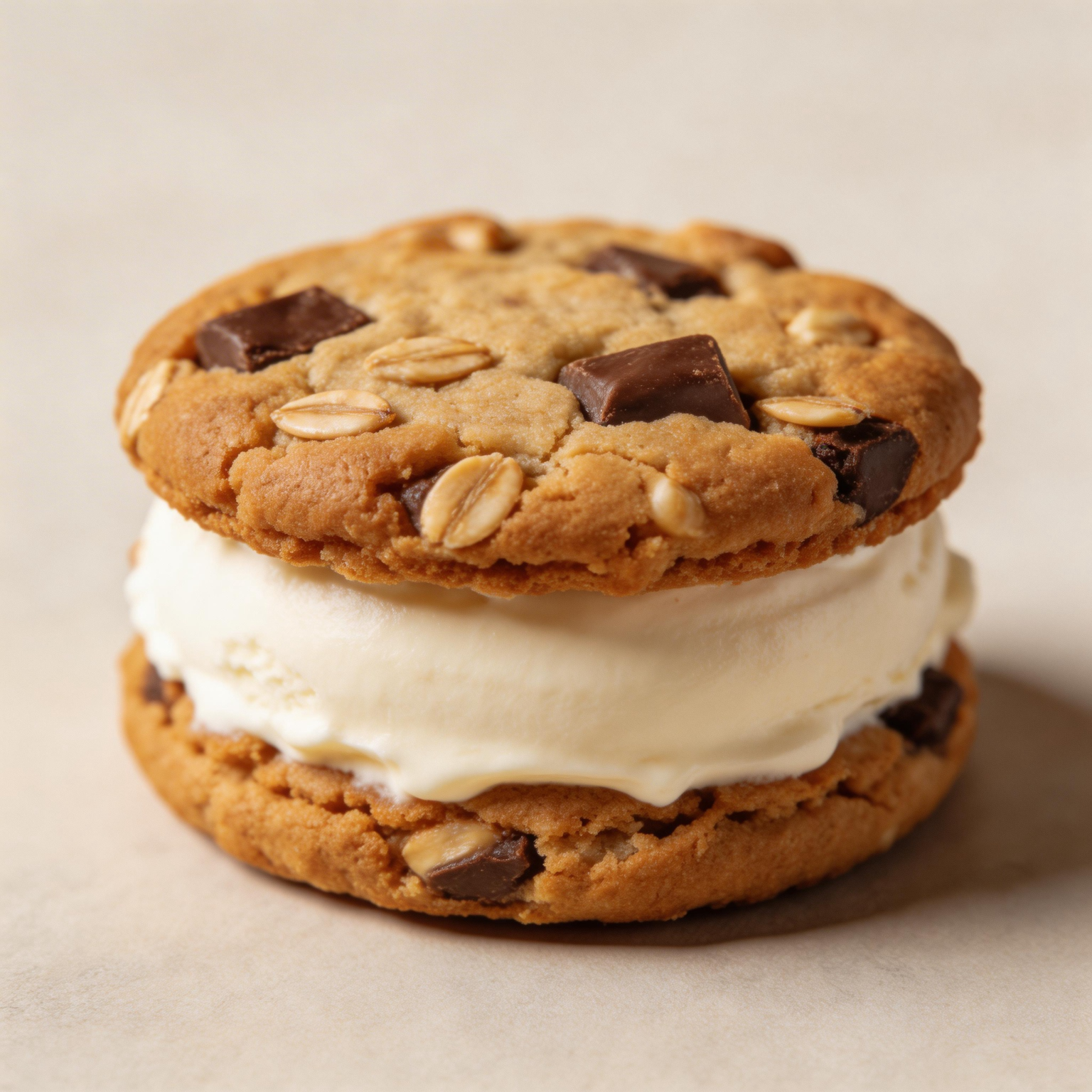 Oatmeal Cookie Ice Cream Sandwiches