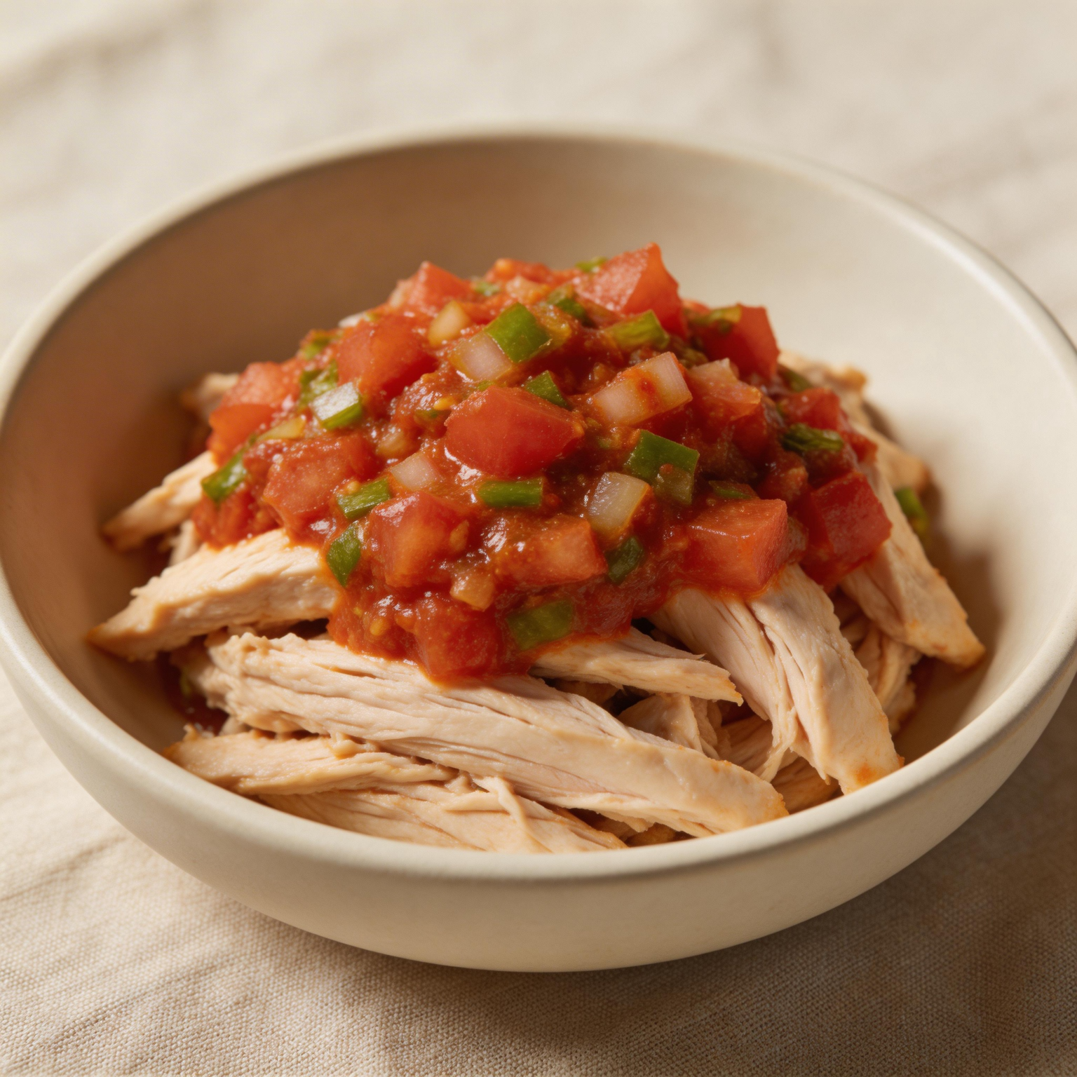 Slow Cooker Salsa Chicken
