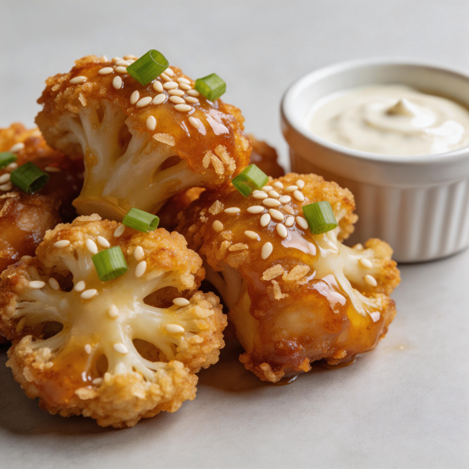Honey Garlic Cauliflower Wings