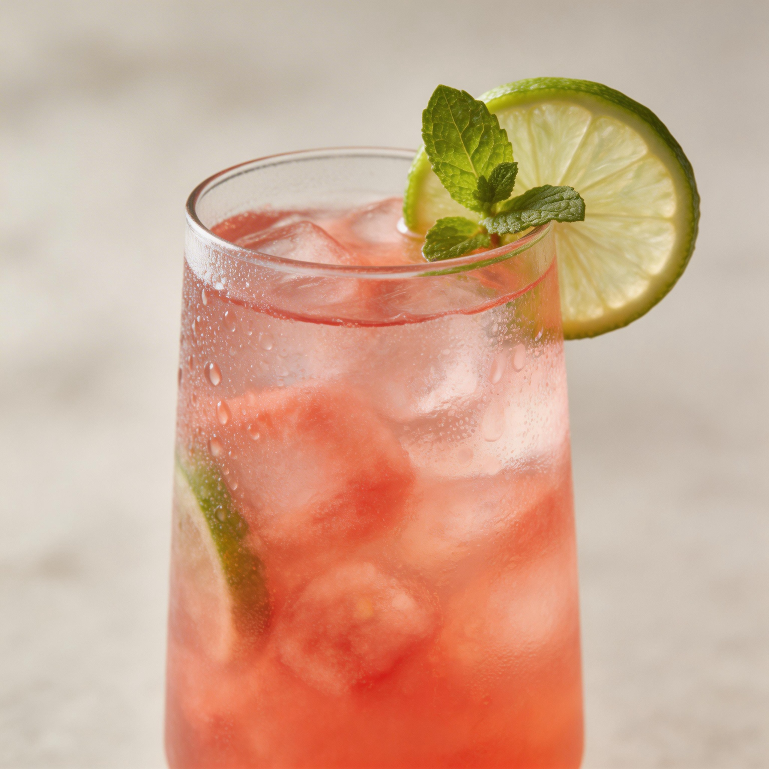 Watermelon Lime Mocktail