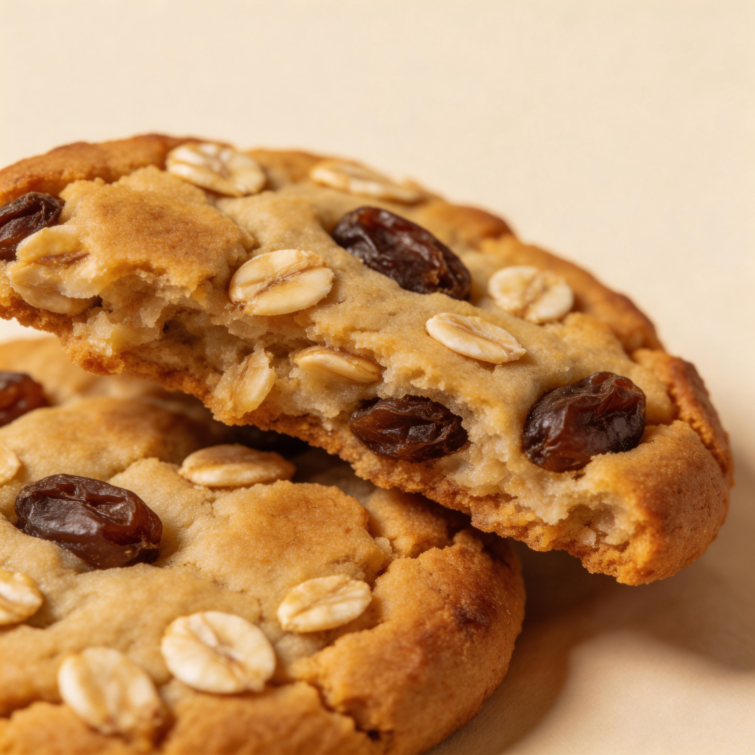 Banana Oatmeal Raisin Cookies