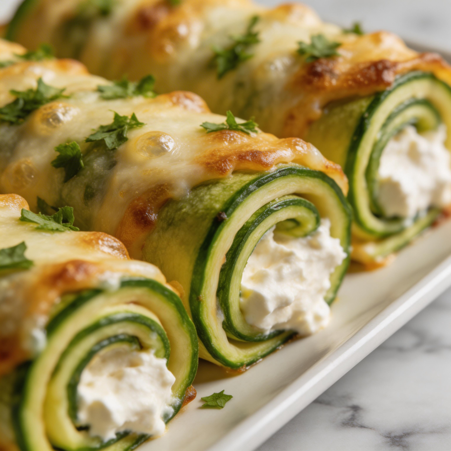 Zucchini Lasagna Roll-ups