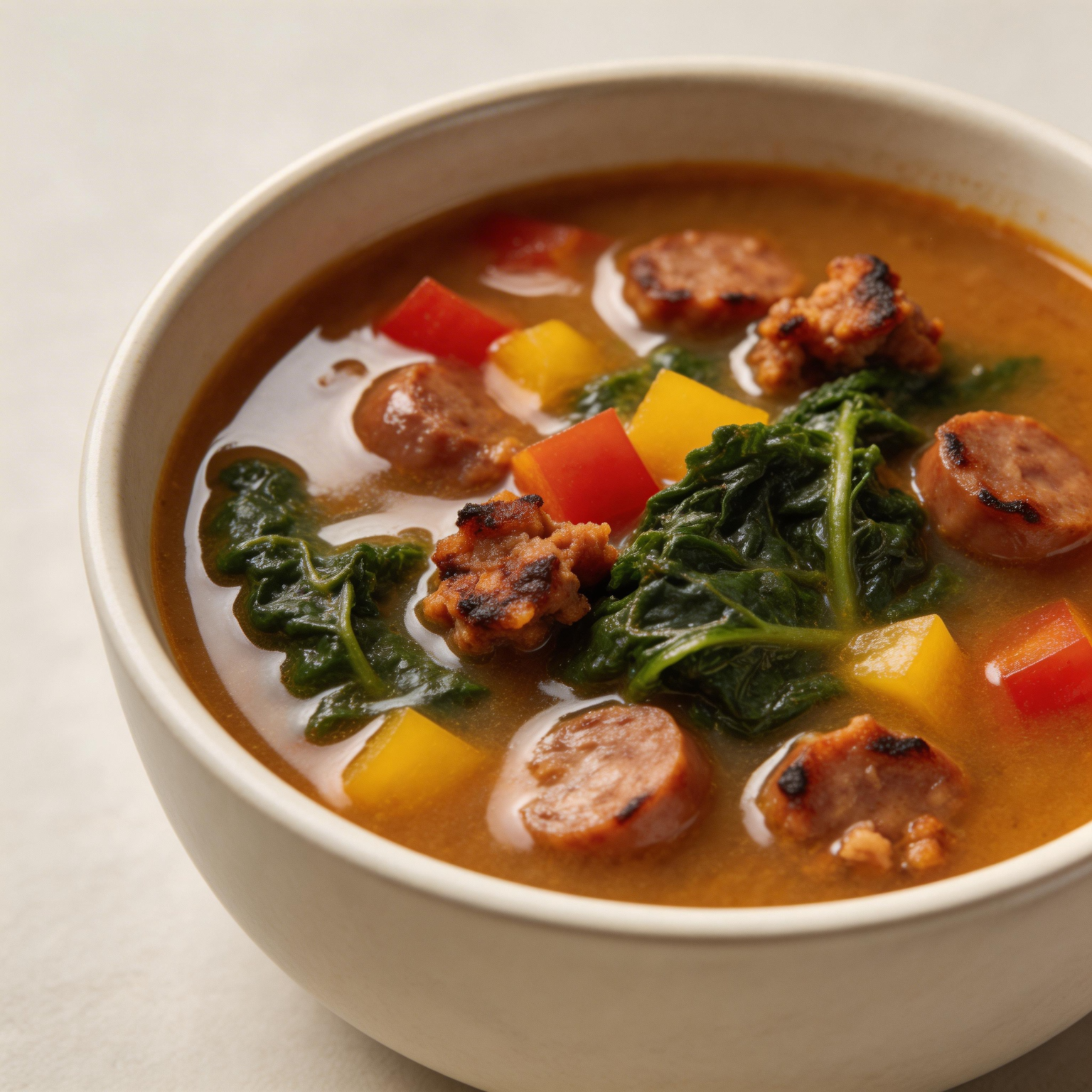 Spicy Sausage Soup