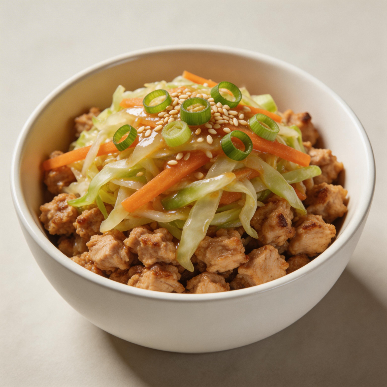 Chicken Egg Roll in a Bowl