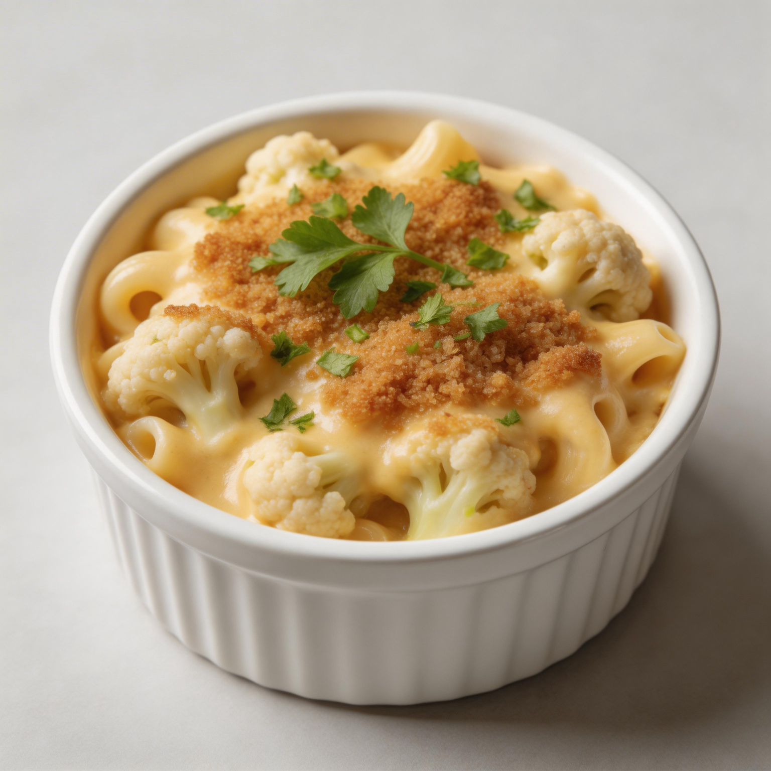 White Cheddar Cauliflower Soup