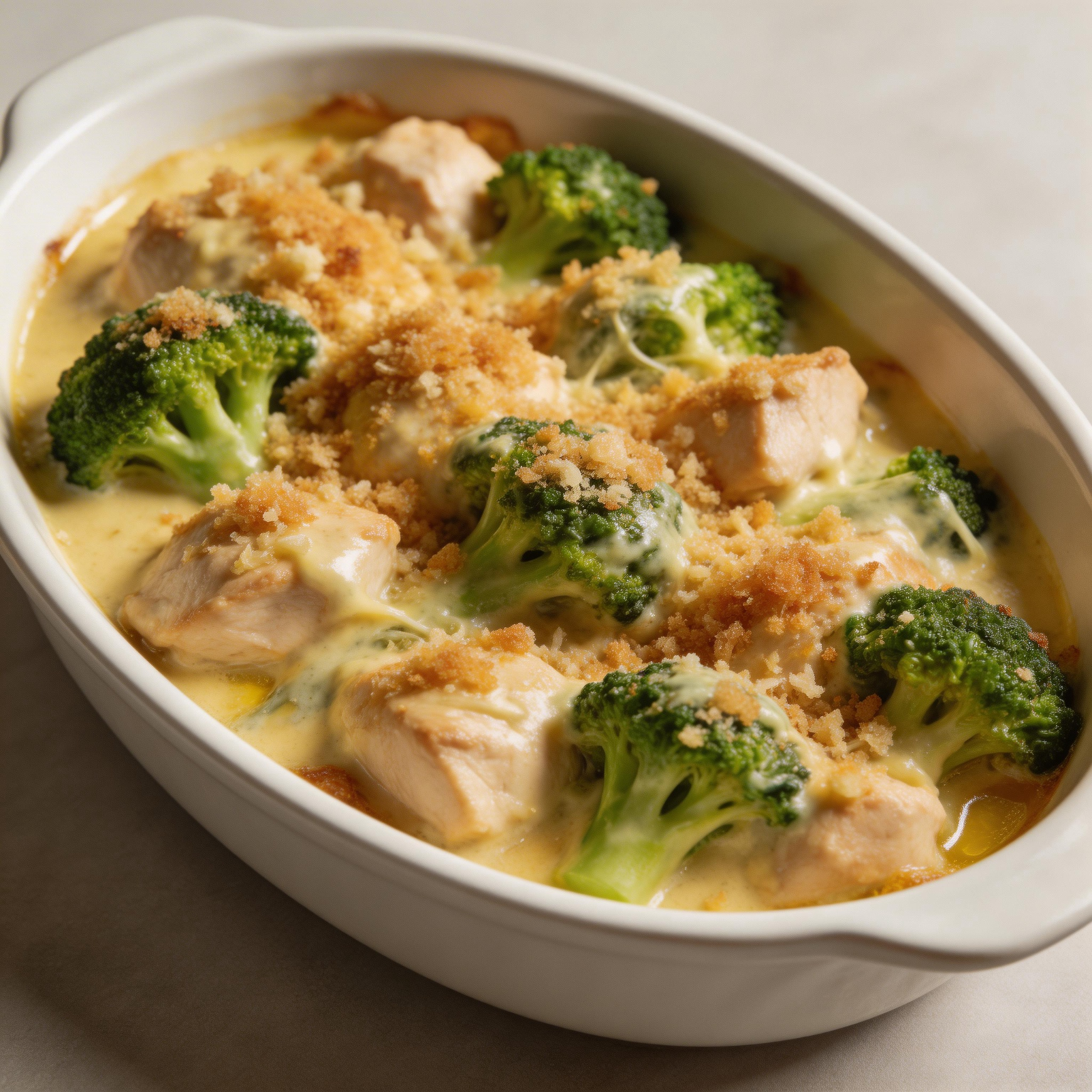 Lemon Chicken and Broccoli Bake