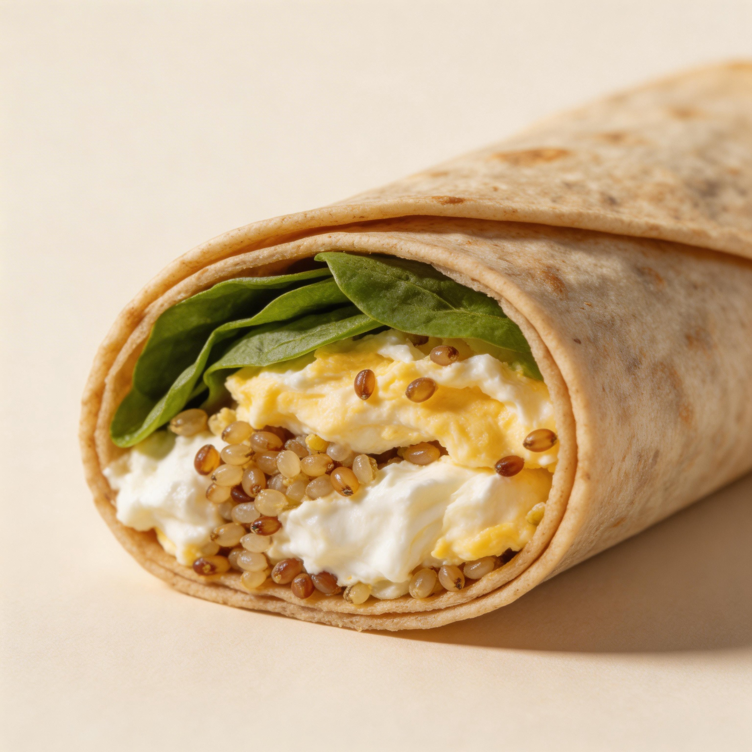 Quinoa Egg White Breakfast Wraps