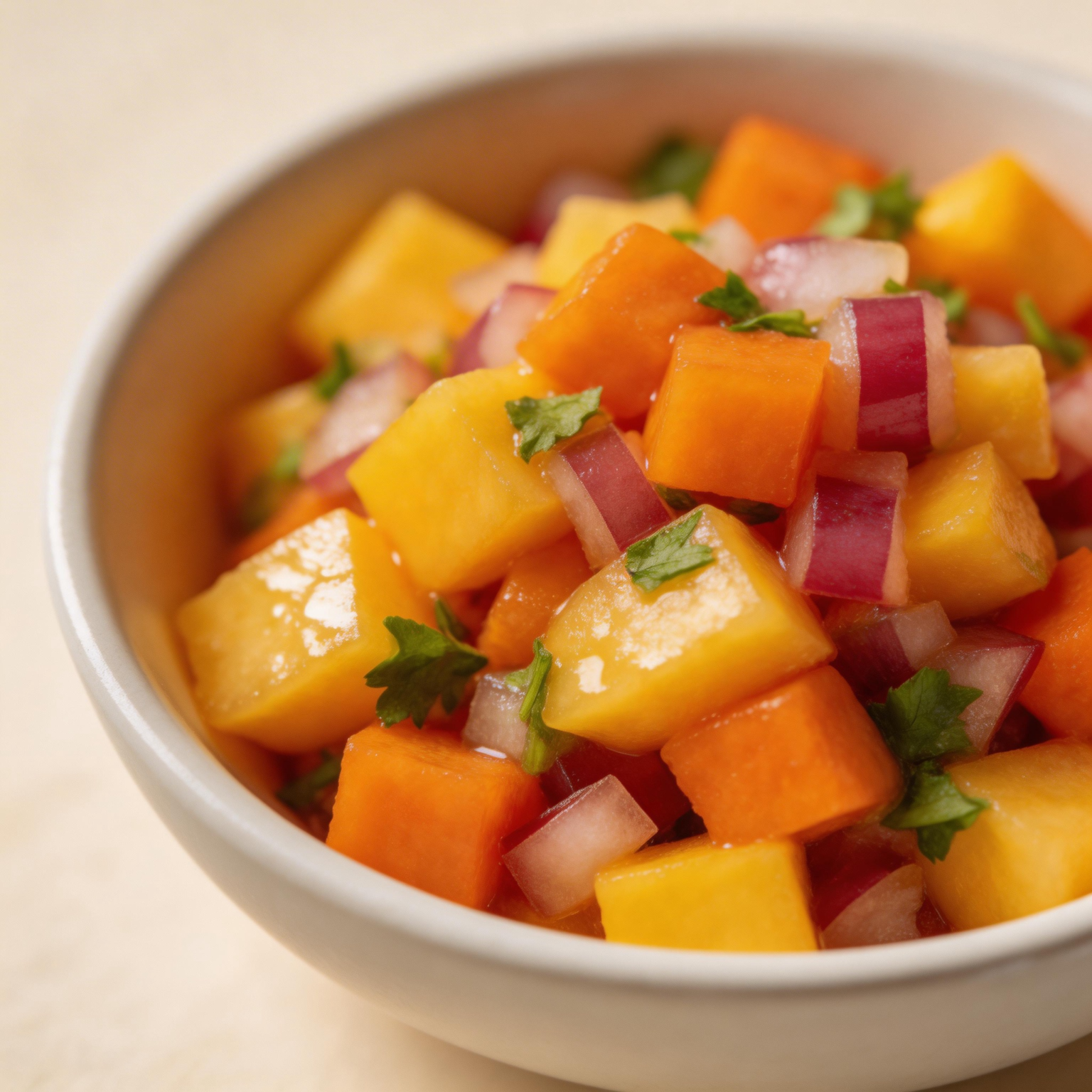 Peach Mango Salsa