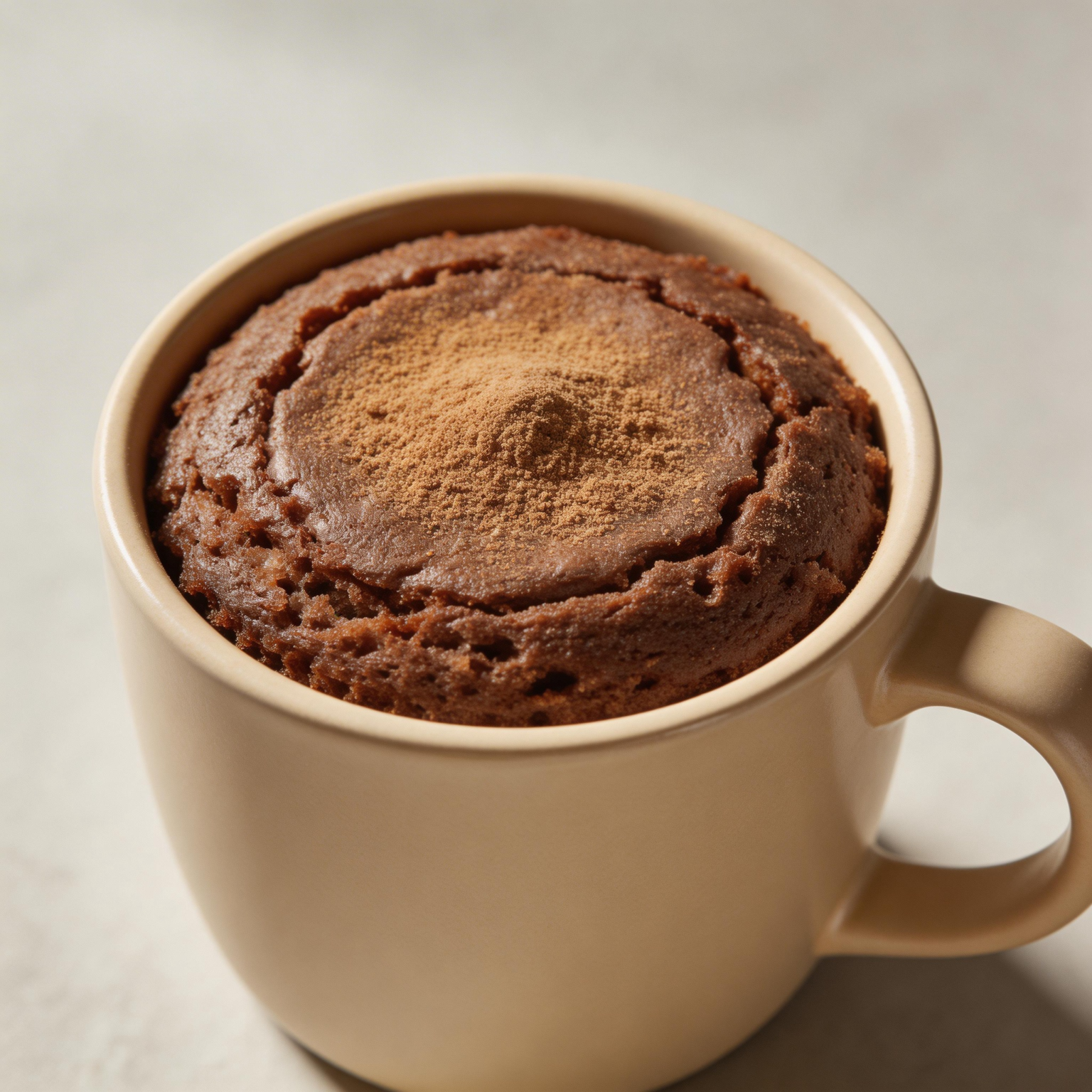 Eggnog Mocha Mug Cake