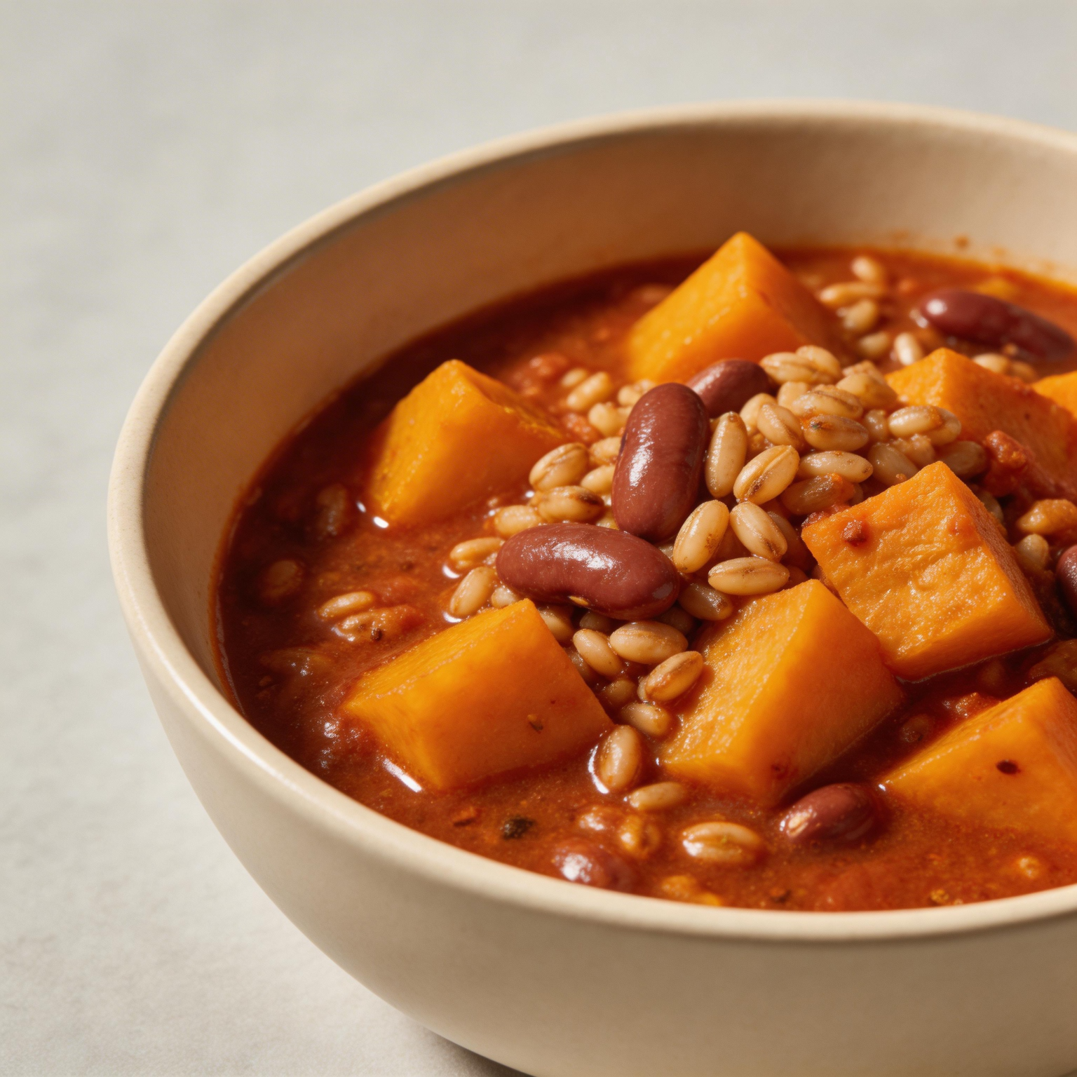 Butternut Squash and Farro Chili