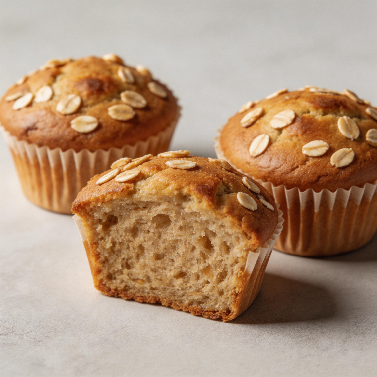 Whole Wheat Banana Muffins
