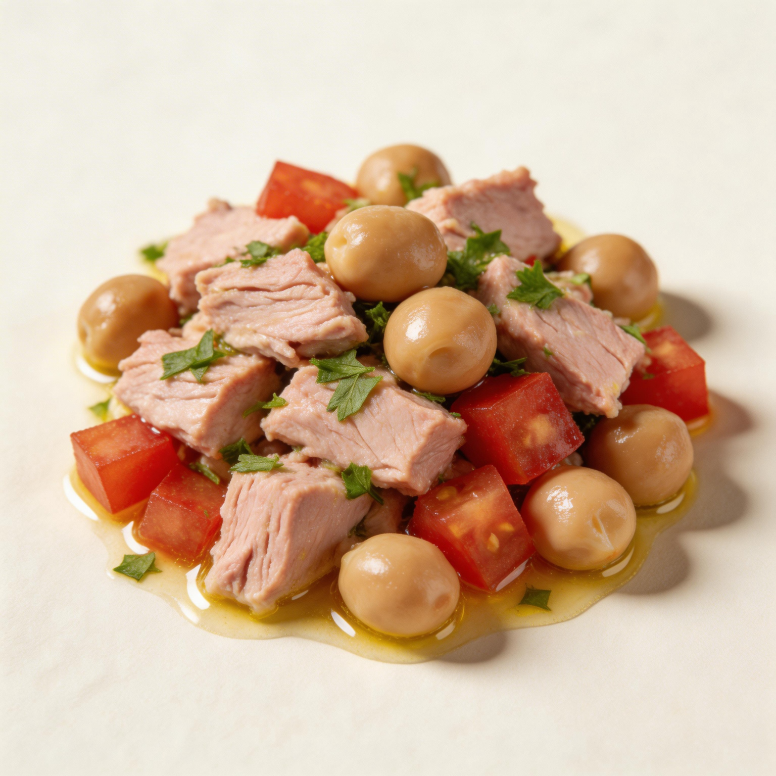 Lemony Chickpea and Tuna Salad