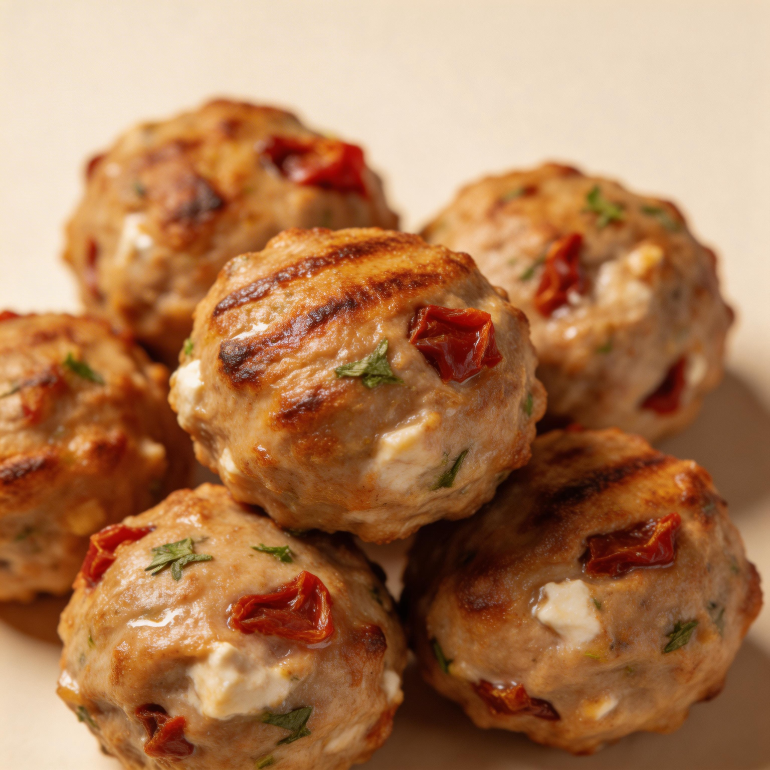 Sun-Dried Tomato Chicken Meatballs