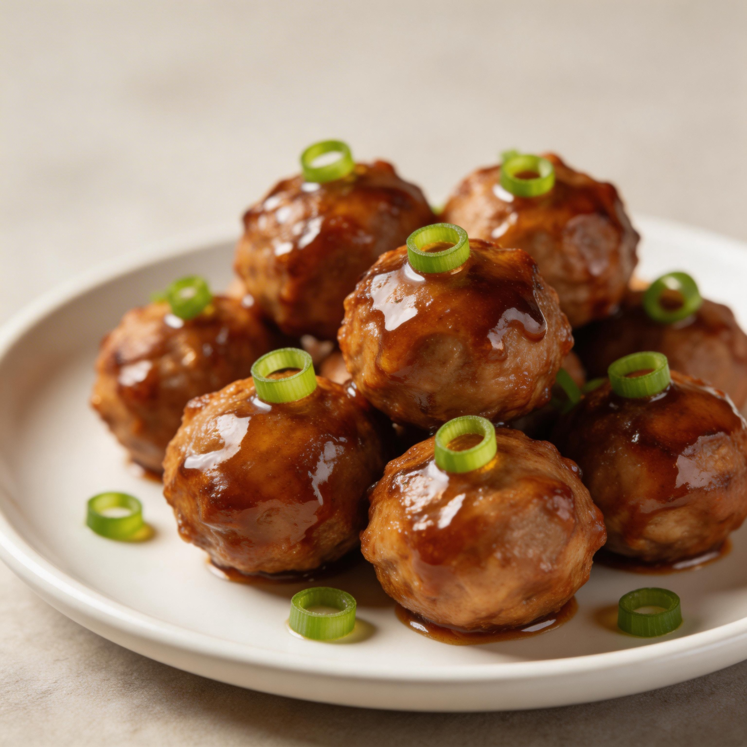 Asian Glazed Turkey Meatballs