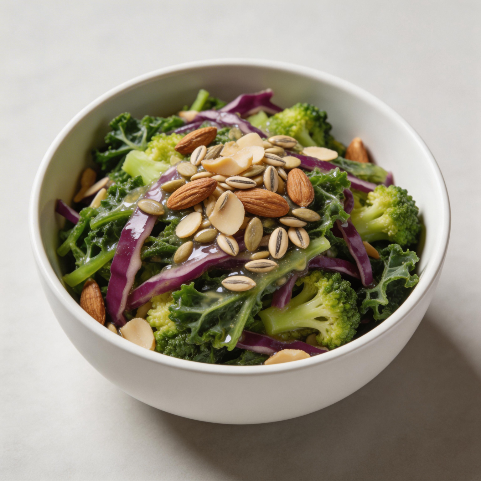 Lemon Ginger Cruciferous Salad